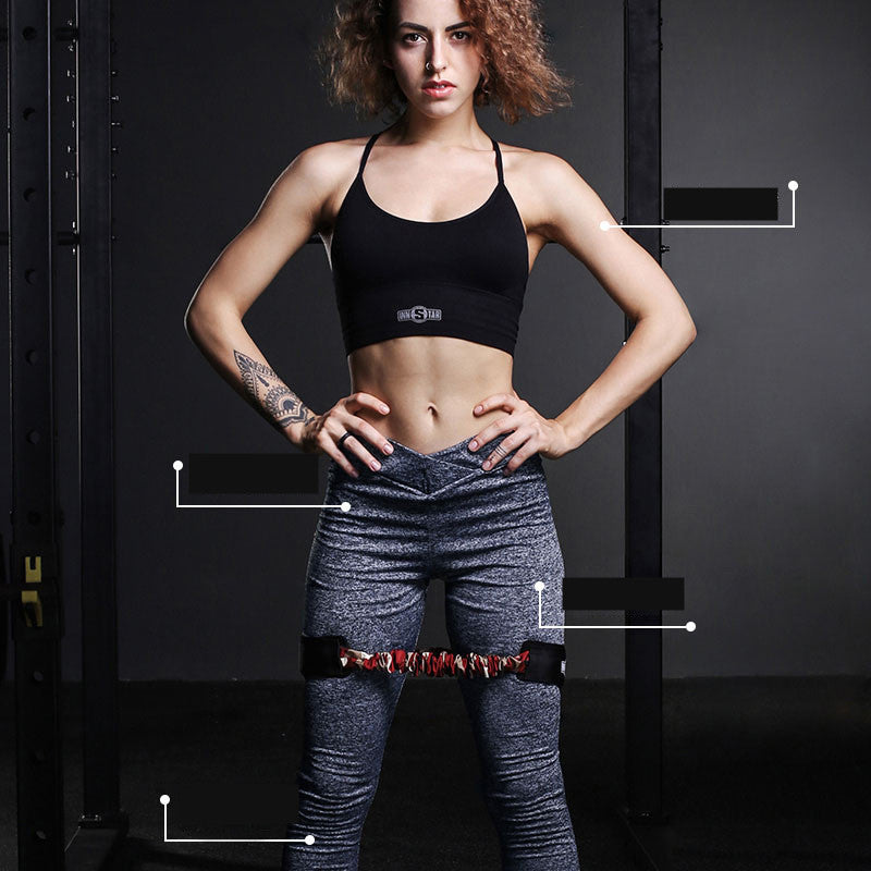 Fitness Hip Glute Stretch Resistance Band Training Yoga Equipment