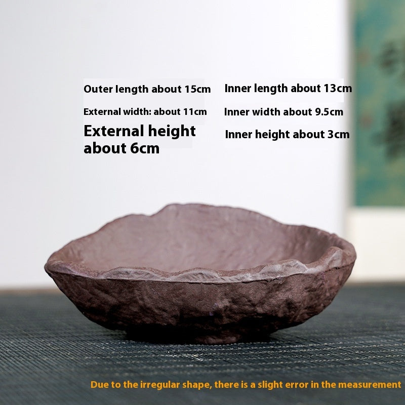 Unique Purple Sand Small Size Shaped Plant Pot