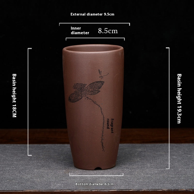 Purple Sand Orchid Small Size Desktop Bonsai