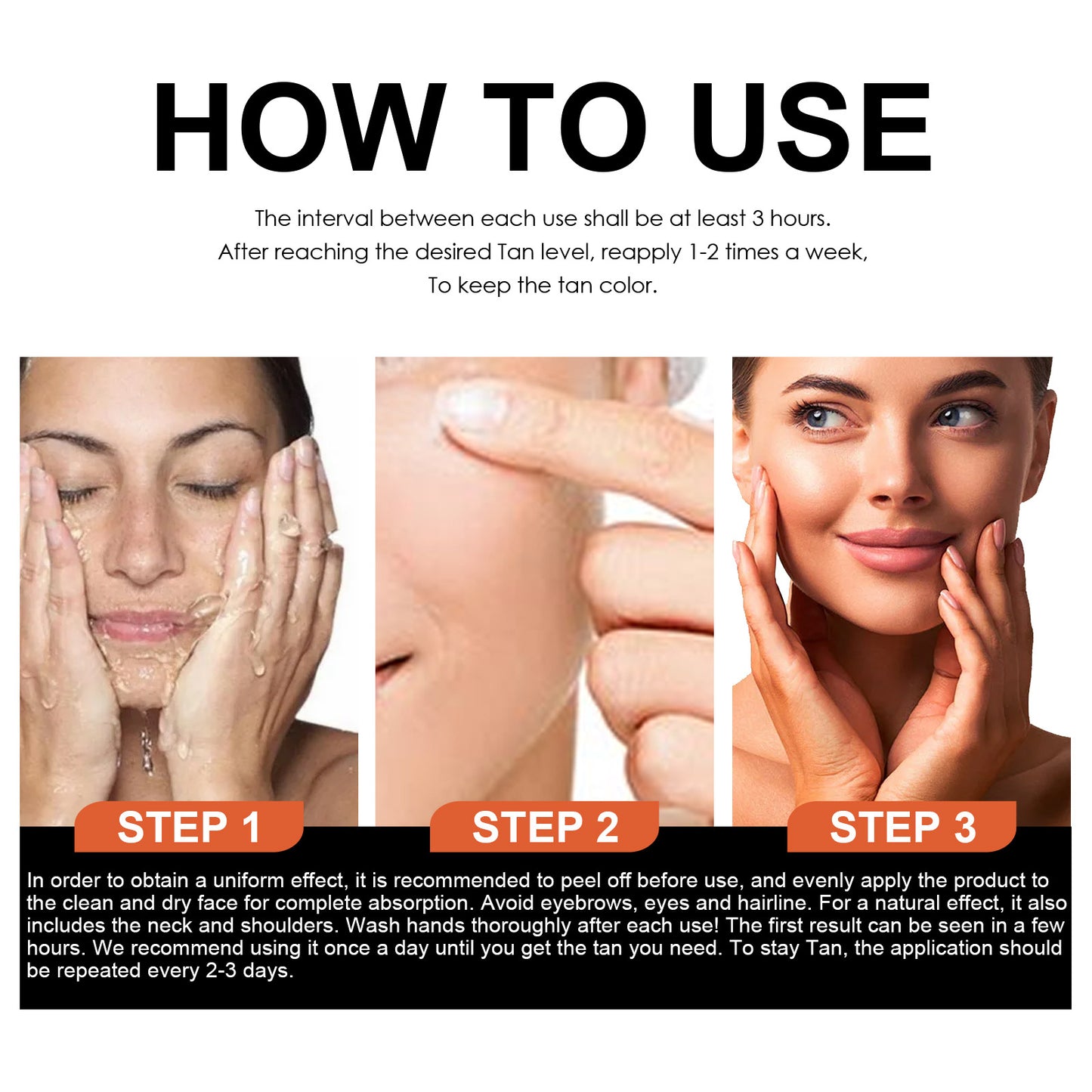 Aloe Vera Bronzing Tanning Cream and Sunburn Repair Gel