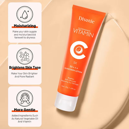 Sunscreen SPF 50 Vitamin C Collagen Moisturizer