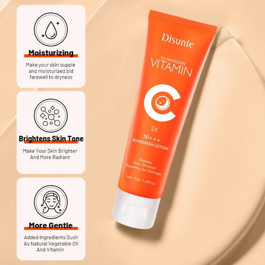 Sunscreen SPF 50 Vitamin C Collagen Moisturizer