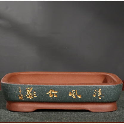 Absorbent Stone Bonsai Base Flowerpot