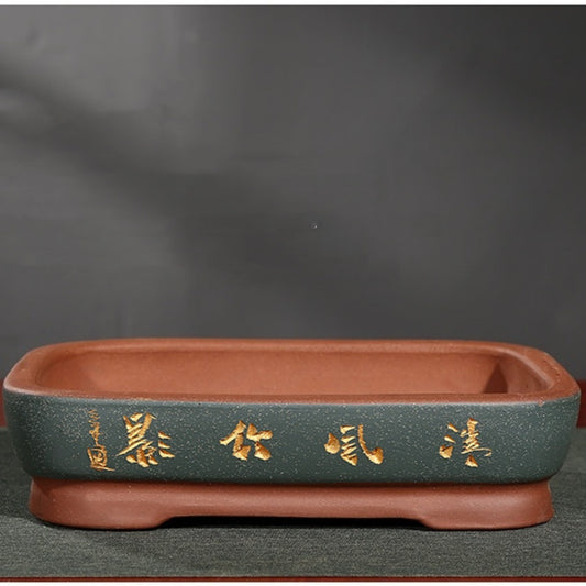 Absorbent Stone Bonsai Base Flowerpot