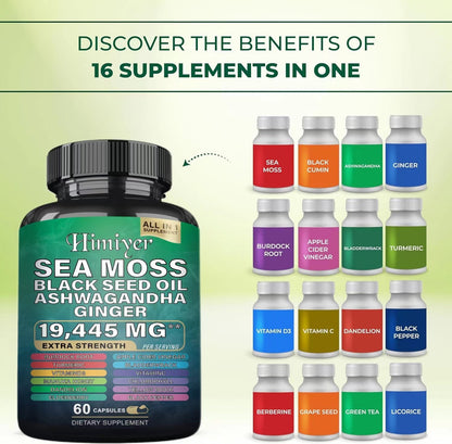 SuperCell Naturals: Sea Moss + 13 Potent Botanicals