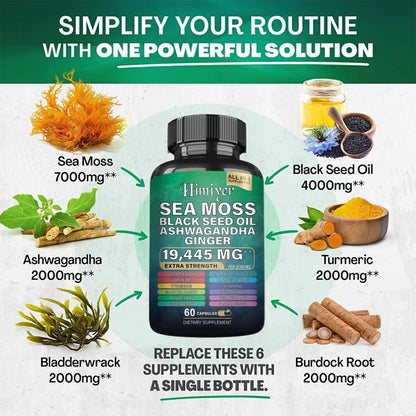 SuperCell Naturals: Sea Moss + 13 Potent Botanicals
