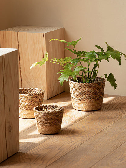 Woven Rattan Vine Plant Pot