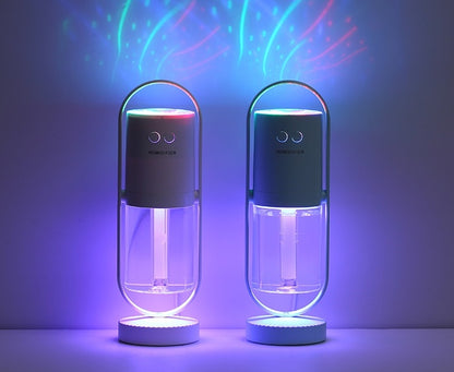 USB Air Humidifier For Home With Projection Night Lights