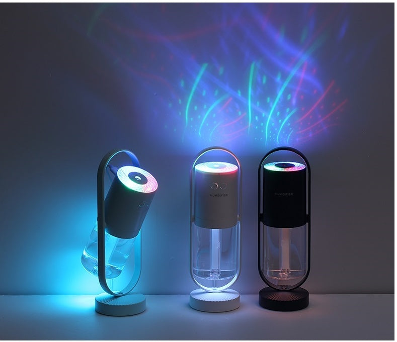 USB Air Humidifier For Home With Projection Night Lights