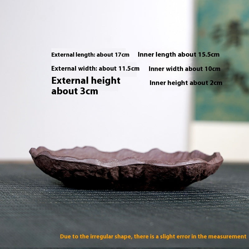 Unique Purple Sand Small Size Shaped Plant Pot