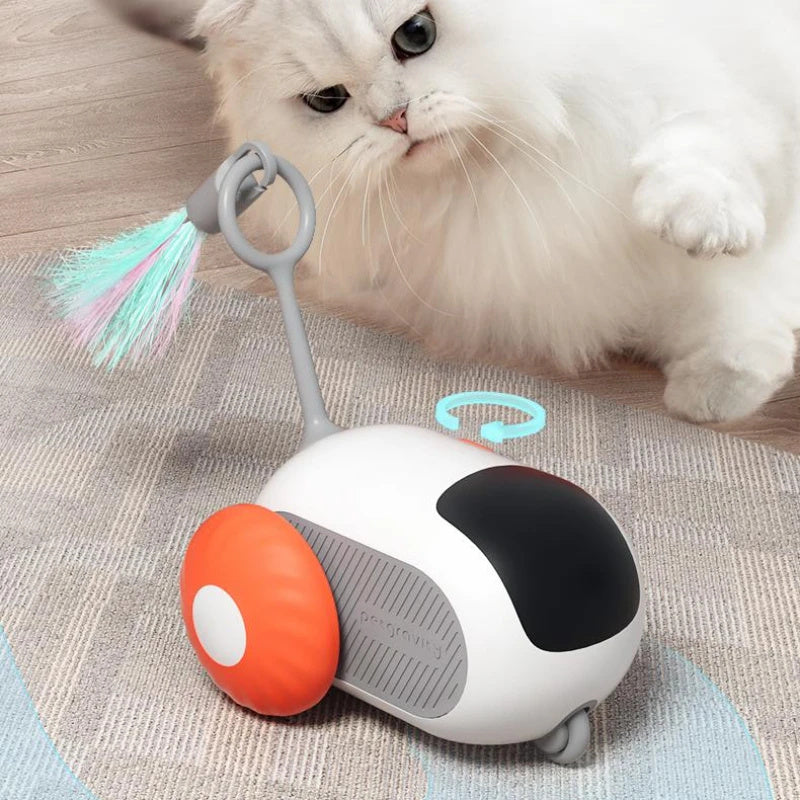 Remote Control Interactive Cat Toy USB Charging Chasing Automatic Self-moving