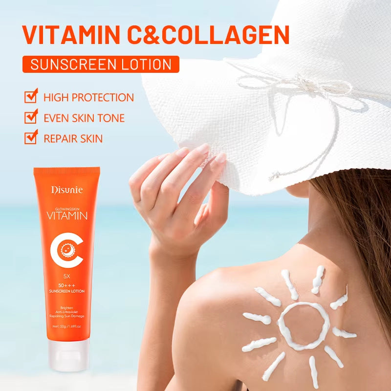 Sunscreen SPF 50 Vitamin C Collagen Moisturizer