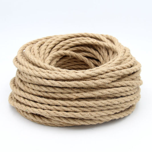 Retro Twine Wire Braided Twisted Rope