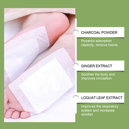 Daily Gentle Cleaning Bamboo Charcoal Care Foot Patch