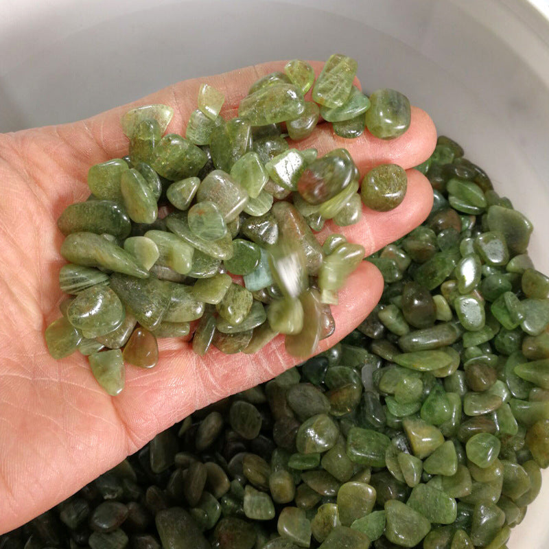 Green Apatite Bonsai Decorative Stone Gravel