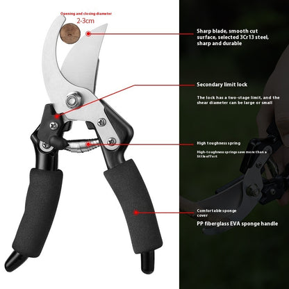 Stainless Steel Pruning Shear Strong