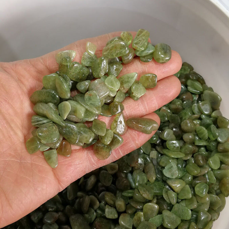 Green Apatite Bonsai Decorative Stone Gravel