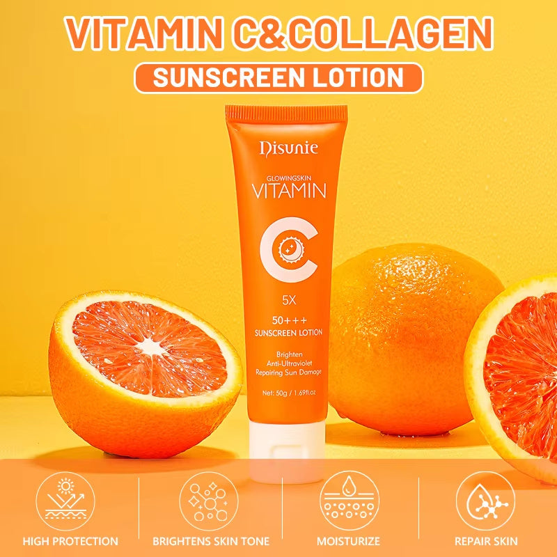 Sunscreen SPF 50 Vitamin C Collagen Moisturizer