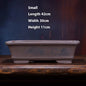 Purple Sand Flowerpot Rectangular Bonsai Pot