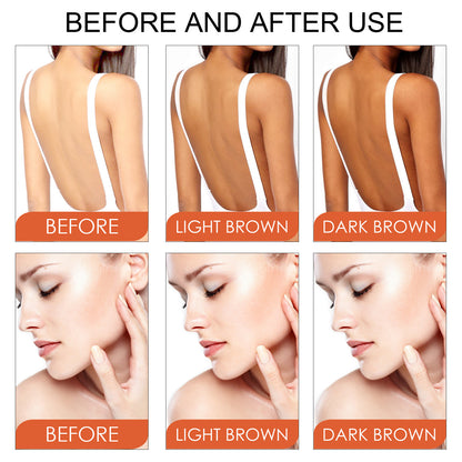 Aloe Vera Bronzing Tanning Cream and Sunburn Repair Gel