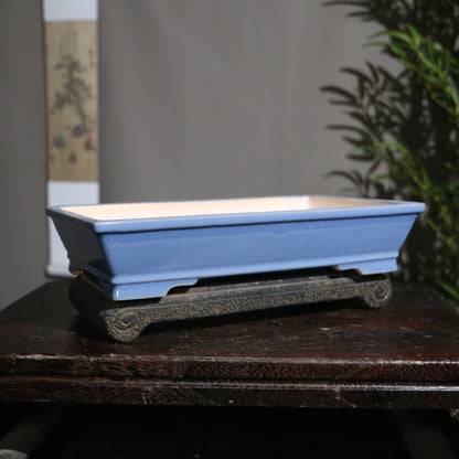 Purple Clay Flowerpot Ceramic Bonsai