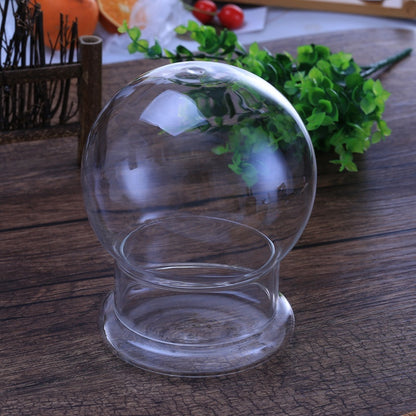 Micro Landscape Glass Round Cover Bonsai Decorative Cover Transparent Dust Cover