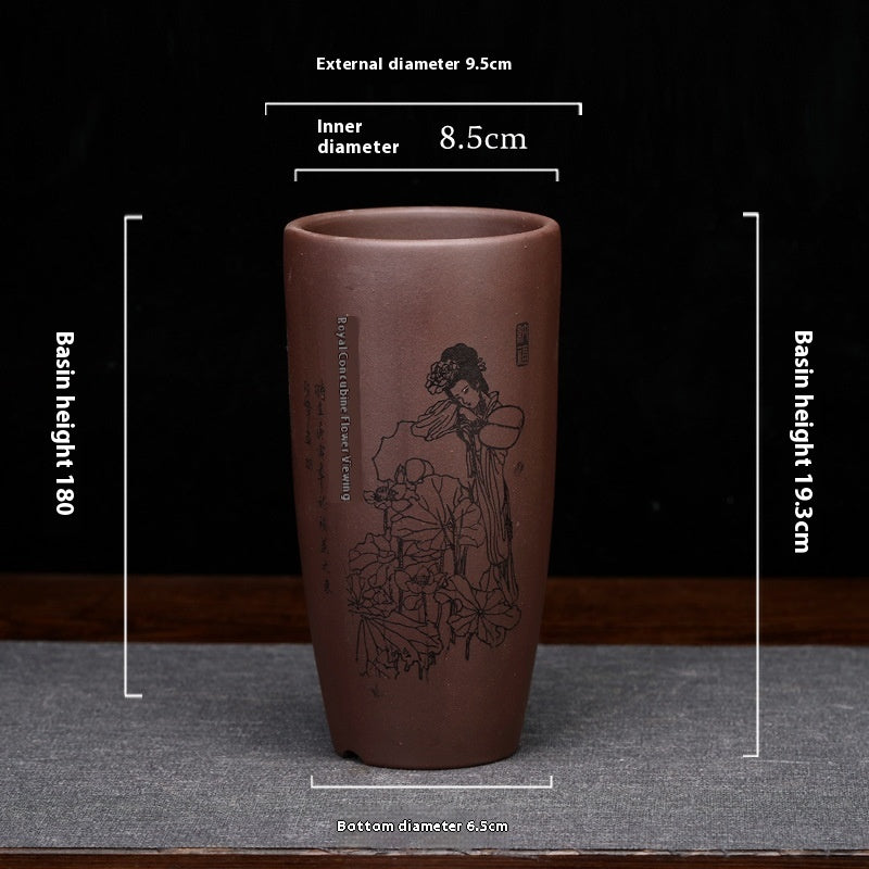 Purple Sand Orchid Small Size Desktop Bonsai