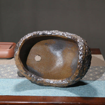 Ceramic Moon Handmade Bonsai Pot