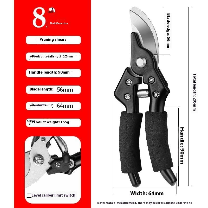 Stainless Steel Pruning Shear Strong