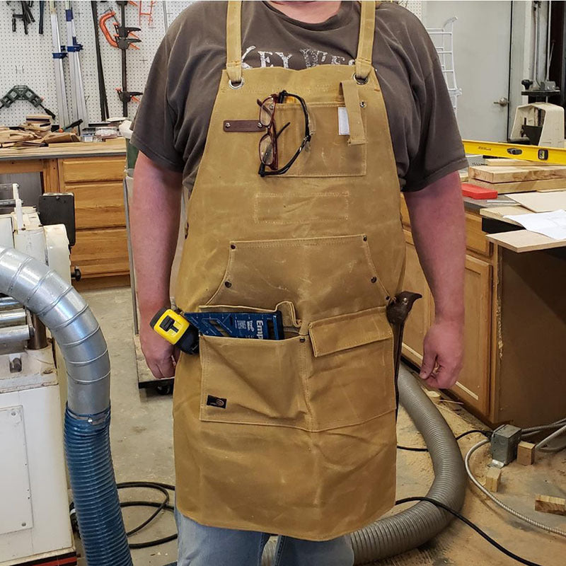 Waxed Canvas Gardening Apron