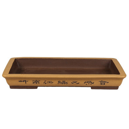 Rockery Bonsai Basin Extra Large Ceramic Non-porous Shallow Basin Landscape Bonsai