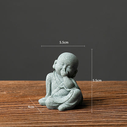 Decorative Samanera Monk Statue