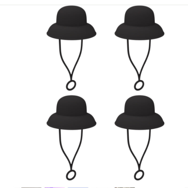 Straw Cover Cap Topper Reusable Cowboy Hat Shaped