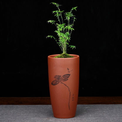 Purple Sand Orchid Small Size Desktop Bonsai