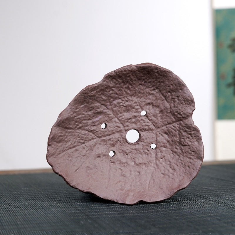 Unique Purple Sand Small Size Shaped Plant Pot