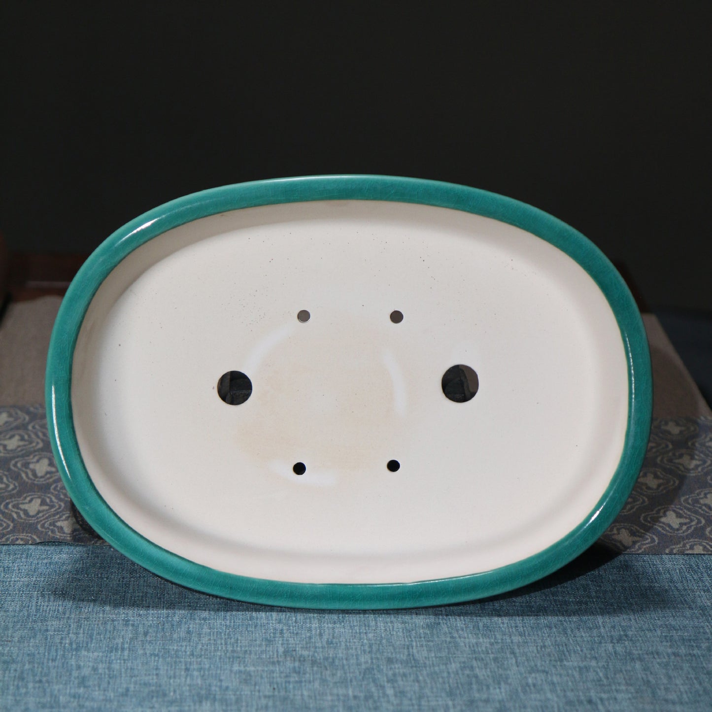 Purple Clay Flowerpot Ceramic Bonsai