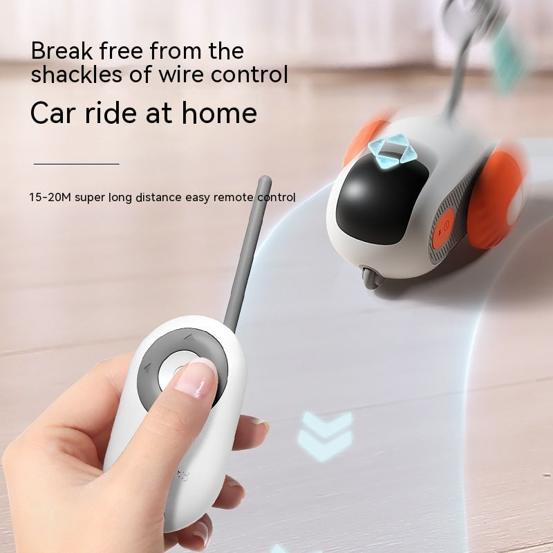 Remote Control Interactive Cat Toy USB Charging Chasing Automatic Self-moving