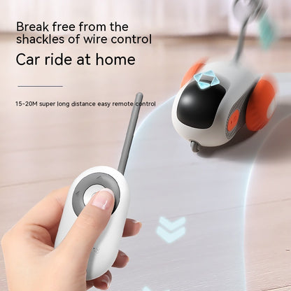 Remote Control Interactive Cat Toy USB Charging Chasing Automatic Self-moving