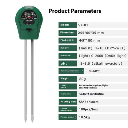 Three-in-one Soil Tester PH Testing Pen
