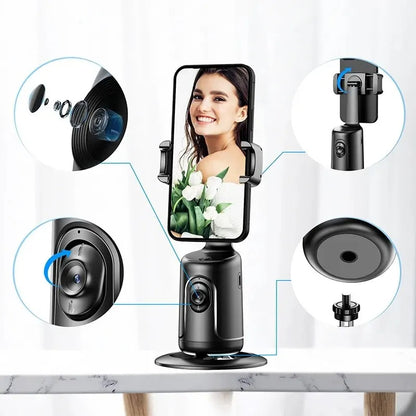 Smart Automatic AI Face Tracking Gimbal Phone Holder For Smartphone Video Vlog Live Stabilizer Tripod