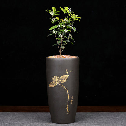 Purple Sand Orchid Small Size Desktop Bonsai