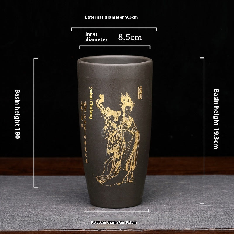 Purple Sand Orchid Small Size Desktop Bonsai