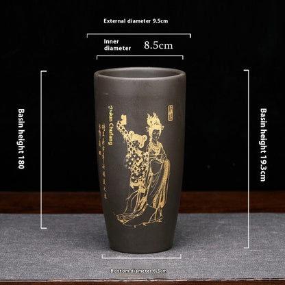 Purple Sand Orchid Small Size Desktop Bonsai